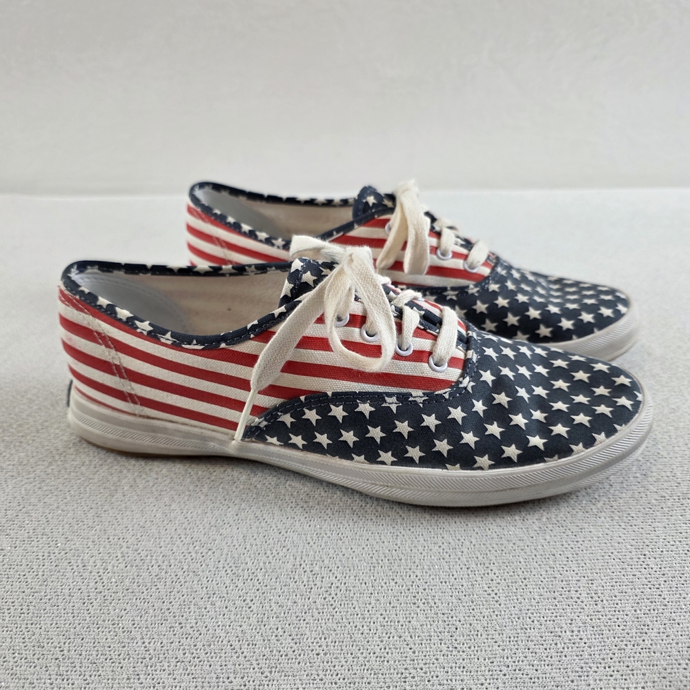 Keds Original American Flag Sneakers Shoes Patriotic Wmn's 7.5